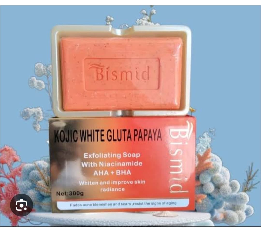 Bismid Kojic White Gluta Papaya Exfoliating Soap