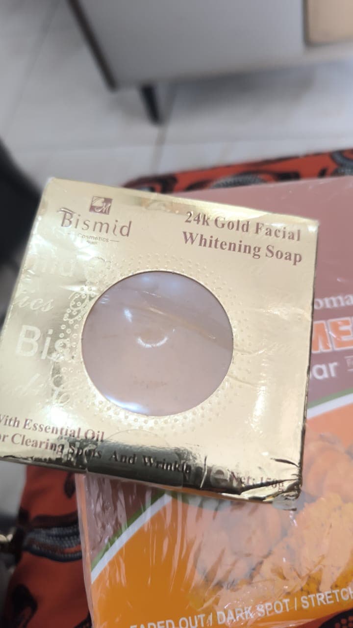 Bismid 24K Gold Facial Whitening Soap